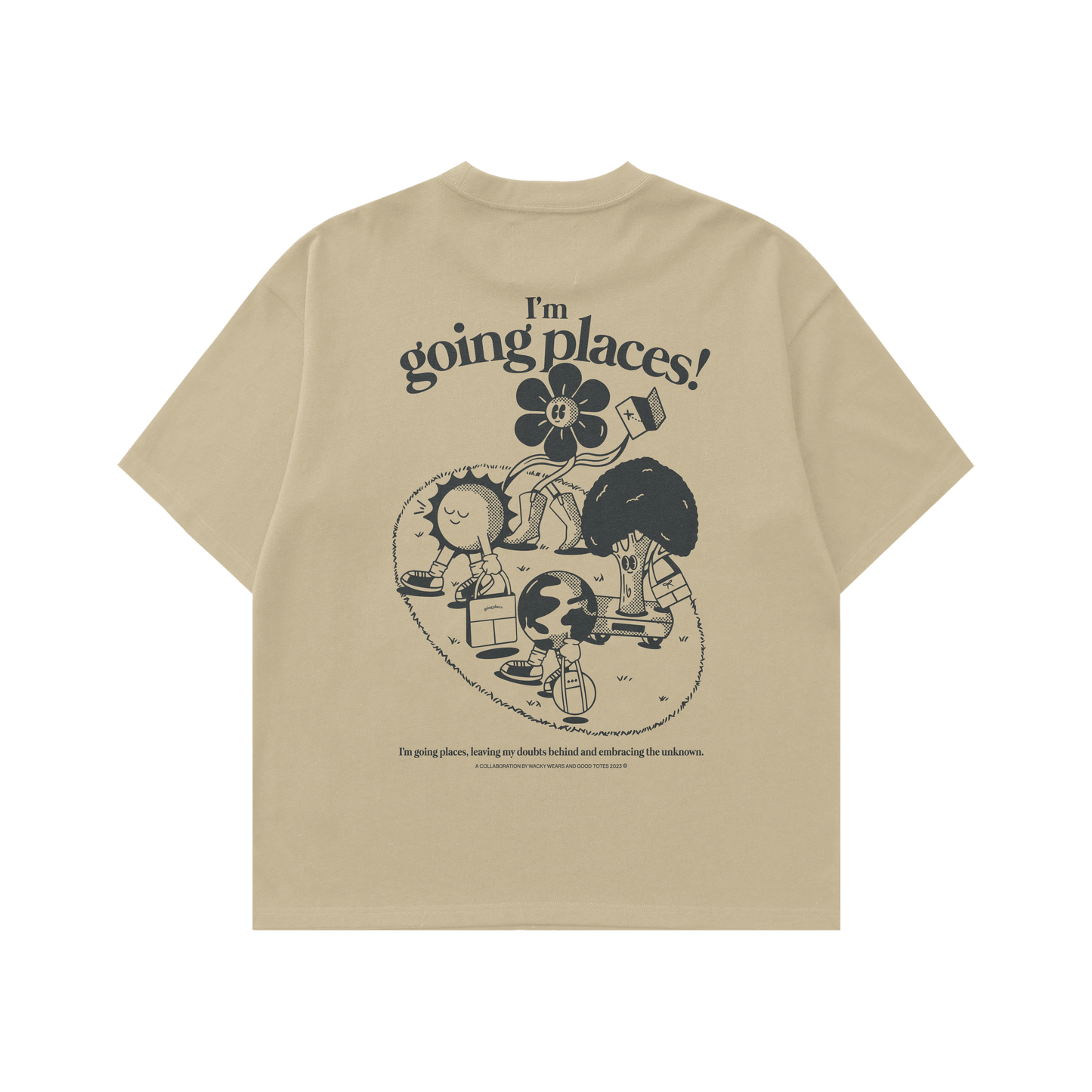 Going Places Tee - Sand